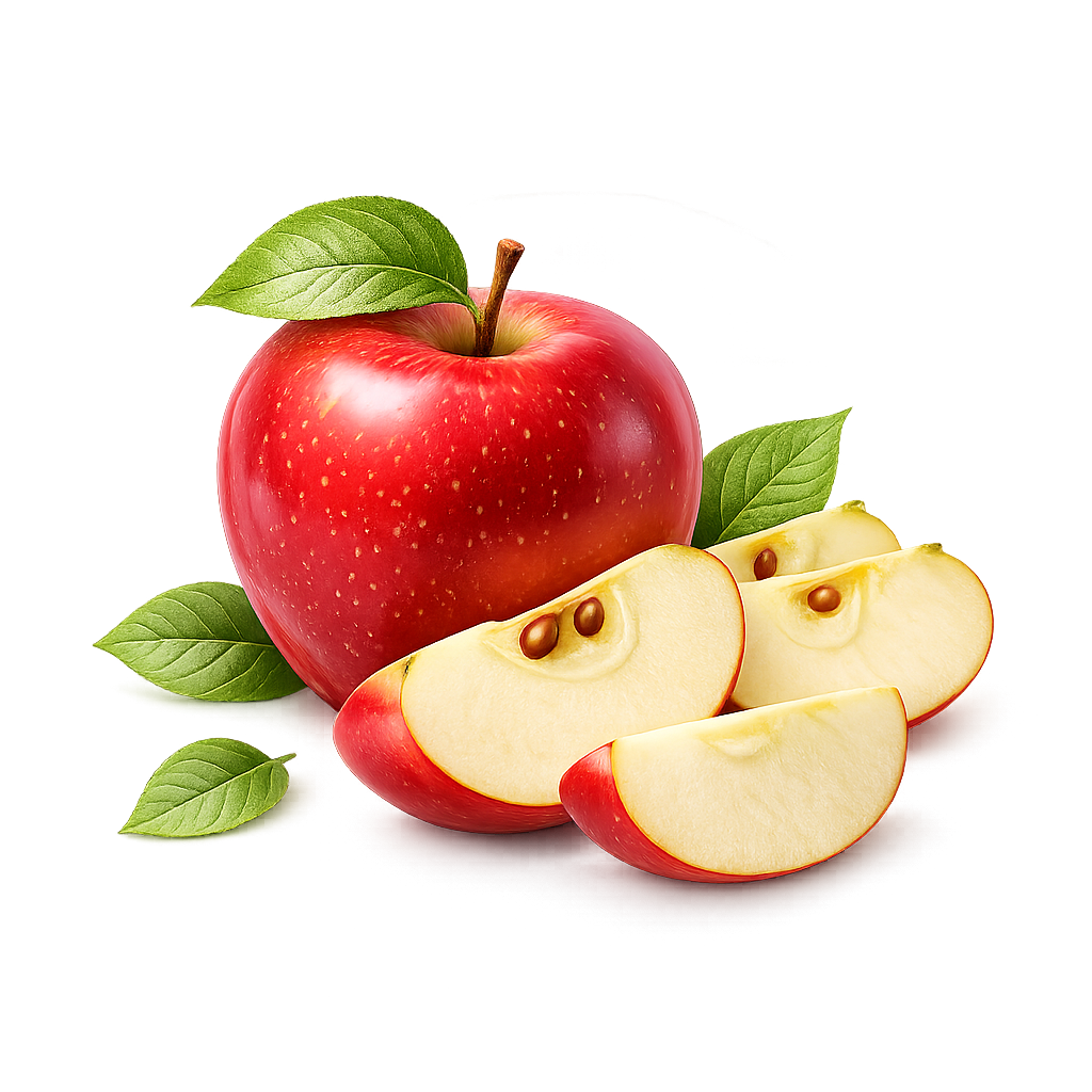 Apple nutrition facts and calories per 100g